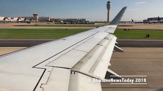 American Eagle ERJ175 takeoff from Atlanta HD [upl. by Rudolf]