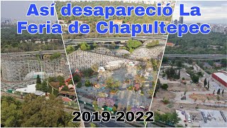 Así desapareció La Feria de Chapultepec  Time lapse de su destrucción [upl. by Norrehc]