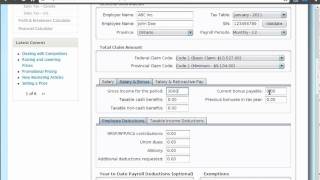 How to Calculate Canadian Payroll Tax Deductions  Guide [upl. by Blasius]