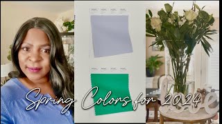 Color Trends Of 2024  Home Decor Colors Of 2024  My Spring Colors 2024 [upl. by Allicserp]