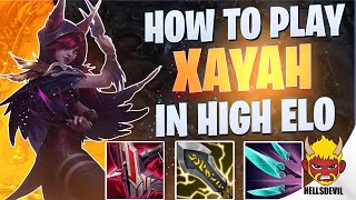 WILD RIFT  How To Play Xayah In High Elo  Xayah Gameplay  Guide amp Build [upl. by Resaec]