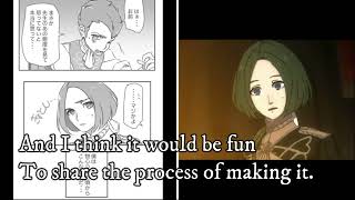 Anime Making Process from FE3H Fanmade Anime [upl. by Hola]