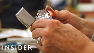 How Zippo Lighters Are Made  The Making Of [upl. by Clio]