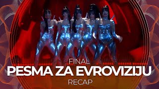 Pesma za Evroviziju 2022 Serbia  Final  RECAP [upl. by Ahsinelg]