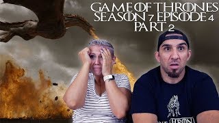 Game of Thrones Season 7 Episode 4 The Spoils of War Part 2 REACTION [upl. by Greeley686]