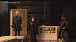 Three actors in quotThe Lehman Trilogyquot play 50 different roles during play at Huntington Theatre [upl. by Parry]