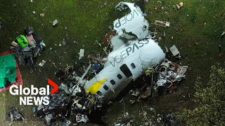 Brazil plane crash Air safety expert urges inspections of ATR 72 aircrafts [upl. by Fia]