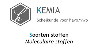 Soorten stoffen Moleculaire stoffen [upl. by Ribaudo]