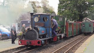 Ffestiniog and Welsh Highland Railway  Bygones Event 2023 DBLM Steam [upl. by Elicul]