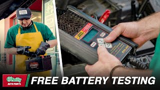 Free Battery Testing  OReilly Auto Parts [upl. by Pearlstein]