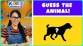 Guess The Animal  Guessing Game Fun Activity with Miss V of Kiddos World [upl. by Amsirhc835]