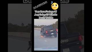 Very Rare Footage Of Jeep Doing 65 With No Death Wobble 😯🙈 [upl. by Stalker918]