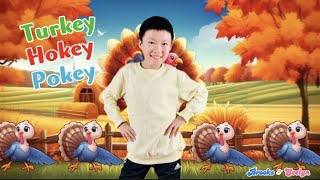 Kids Song The Turkey Hokey Pokey with LyricsHokey Pokey Song for ThanksgivingChildren Sing Along [upl. by Hamehseer]