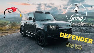 NEW 2022 Land Rover Defender 90 V8 Review  525 BHP [upl. by Ynor]