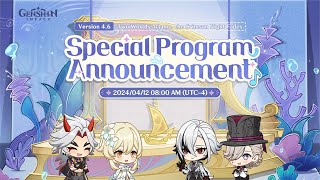 46 BANNER UPDATES AND REWARDS LIVESTREAM THIS FRIDAY  Genshin Impact [upl. by Ecnarretal]