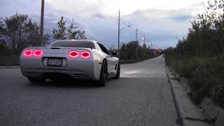 C5 Z06 2 step launch backfire [upl. by Royden]