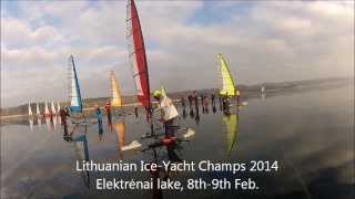 Lithuanian IceYacht Champs 2014 [upl. by Eelak]