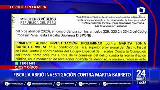 Marita Barreto inician investigación preliminar en su contra tras denuncia de Guillermo Bermejo [upl. by Hannah]