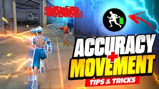 How To Increase MOVEMENT SPEED  ACCURACY 🎯 In FREE FIRE 🔥PRO TIPS AND TRICKS  FIREEYES GAMING [upl. by Hahsia]