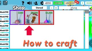 How to craft plunger bow in pop it trading roblox [upl. by Butte]