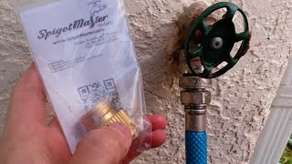 HowTo Get Rid of That Horrible BackFlow Preventer on Your Hose Spigot [upl. by Mcnalley]