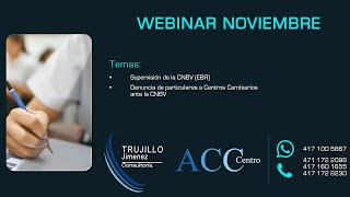 WEBINAR NOVIEMBRE [upl. by Neda993]