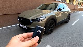 2024 Mazda CX30 20l Nagisa 186 HP AT POV Test drive CARiNIK [upl. by Eilrebmik]