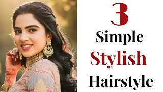 3 Easy amp Attractive Hairstyle  simple hairstyle  Trending hairstyle for girls  hairstyles [upl. by Rahal]