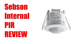 Sebson Internal PIR REVIEW electrical pir pirsensor [upl. by Vonni]