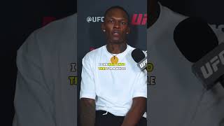 Israel Adesanya on being petty amp taking revenge on Alex Pereira kids shorts ufc ufc305 [upl. by Auqinihs]