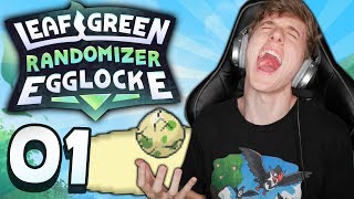 THE WORST LUCK EVER  Pokemon Leaf Green Randomizer Egglocke EP 1 [upl. by Lein750]