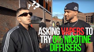 Asking Vapers To Try 0 Nicotine Diffusers  ripple [upl. by Yrmac]