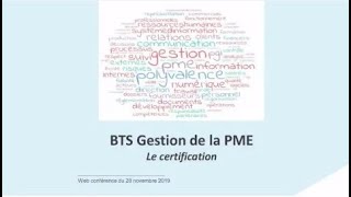 Le document synoptique BTS GPME [upl. by Sarad299]