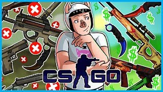 INSANE 1000 5050 Upgrades  CSGO Funny Case Opening Karambit Crimson Web Upgrade [upl. by Halland]