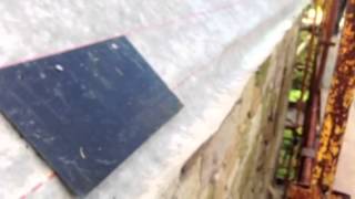 How to slate a roof part 1 [upl. by Ettelliw48]