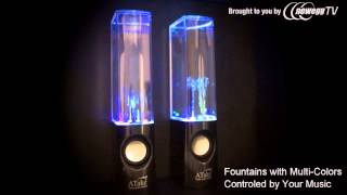 Product Tour quotDANCE WITH WATERquot USB Water Light Show Speaker [upl. by Everara413]