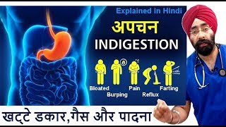 Rx Digestion 5 Hindi अपचन  खट्टे डकारगैस और पादना  Gas Burp amp Fart Problem  DrEducation [upl. by Eema]