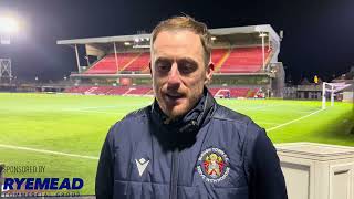 Grimsby Town 72 Slough Town  Postmatch interview with Scott Davies  14 November 2023 [upl. by Steffin]