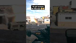 He got arrowed IN THE AZZ 🤣🤣 callofduty warzone bo6 bo6clips warzonefunny crossbowmike [upl. by Icaj]