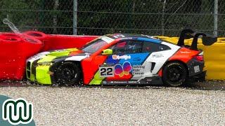 Best of British amp FFSA GT 2024 CRASHES Spins amp Action at SpaFrancorchamps [upl. by Neall]