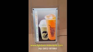 Jasa Pembuatan ACRYLIC SLIM LIGHTBOX [upl. by Koren262]