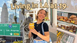 LA VLOG ⭐️ living alone at 19 acting auditions  influencer events [upl. by Senaj]