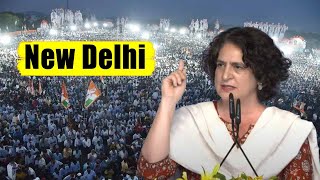 Priyanka Gandhis Outstanding Speech at INDIA Alliance Public Meeting in Ramlila Maidan New Delhi [upl. by Bonns223]