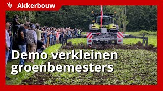 Demonstratie verkleinen van groenbemesters [upl. by Berkow]