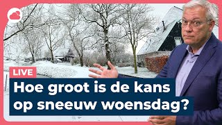 ❄️ Alle details over de mogelijke sneeuwzone in Benelux op woensdag 🔴 [upl. by Avril816]