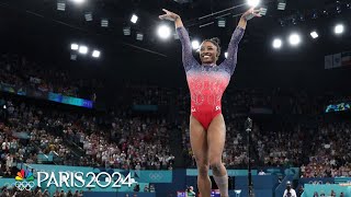 Simone Biles closes her Paris Olympics with a strong silver on floor  Paris Olympics  NBC Sports [upl. by Ila]