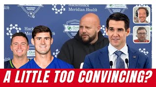 NFL Owners Meetings Daniel Jones support from Brain Daboll and the Giants is getting silly [upl. by Yenahteb874]