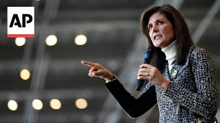 Nikki Haley fends off attacks from Trump DeSantis ahead of Iowa caucuses [upl. by Aicilev]