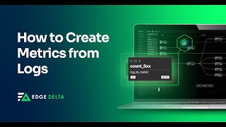 How to Create Metrics from Logs Tutorial [upl. by Esojnauj]