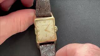 Wittnauer Rectangle Dress watch [upl. by Rannug]